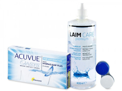 Acuvue Oasys for Astigmatism (6 lęšiai) + valomasis tirpalas Laim-Care 400 ml