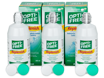 Valomasis tirpalas Opti-Free RepleniSH 3 x 300 ml 