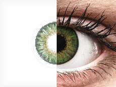 Air Optix Colors - Green - be dioptrijų (2 lęšiai)