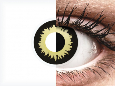 ColourVUE Crazy Lens - Eclipse - be dioptrijų (2 lęšiai)