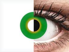 ColourVUE Crazy Lens - Hulk Green - be dioptrijų (2 lęšiai)