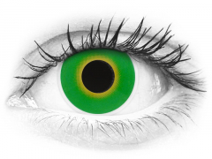 ColourVUE Crazy Lens - Hulk Green - be dioptrijų (2 lęšiai)