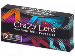 ColourVUE Crazy Lens - Red Devil - be dioptrijų (2 lęšiai)