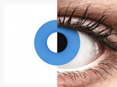 ColourVUE Crazy Lens - Sky Blue - be dioptrijų (2 lęšiai)