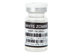 ColourVUE Crazy Lens - White Zombie - be dioptrijų (2 lęšiai)