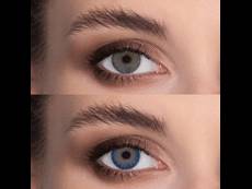 TopVue Color - True Sapphire - su dioptrijomis (2 lęšiai)