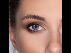 TopVue Color - True Sapphire - su dioptrijomis (2 lęšiai)