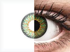 ColourVUE Glamour Green - be dioptrijų (2 lęšiai)