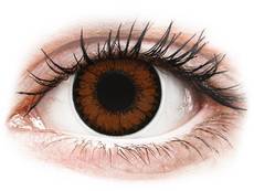 ColourVUE BigEyes Pretty Hazel - su dioptrijomis (2 lęšiai)
