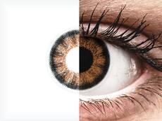 ColourVUE BigEyes Sexy Brown - su dioptrijomis (2 lęšiai)