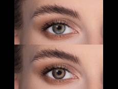 ColourVUE 3 Tones Brown - su dioptrijomis (2 lęšiai)