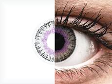 ColourVUE Fusion Violet Gray - be dioptrijų (2 lęšiai)