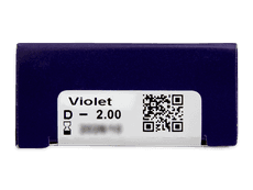 TopVue Color - Violet - su dioptrijomis (2 lęšiai)