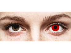 ColourVUE Crazy Lens - Red Devil - vienadieniai be dioptrijų (2 lęšiai)