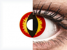 ColourVUE Crazy Lens - Dragon Eyes - vienadieniai be dioptrijų (2 lęšiai)
