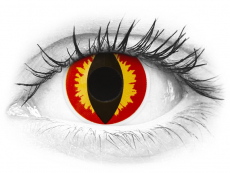 ColourVUE Crazy Lens - Dragon Eyes - vienadieniai be dioptrijų (2 lęšiai)