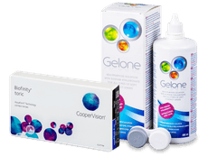 Biofinity Toric (6 lęšiai) + valomasis tirpalas Gelone 360 ml