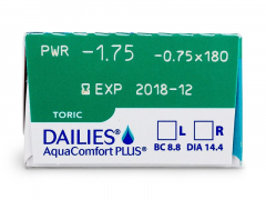 Dailies AquaComfort Plus Toric (30 lęšių)