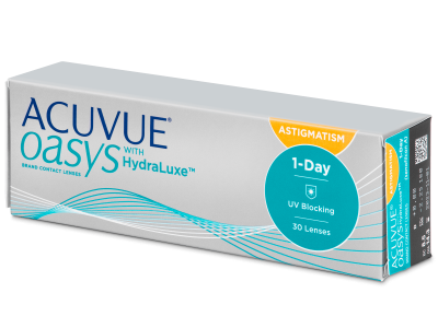 Acuvue Oasys 1-Day with HydraLuxe for Astigmatism (30 lęšių)
