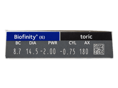 Biofinity Toric (6 lęšiai)