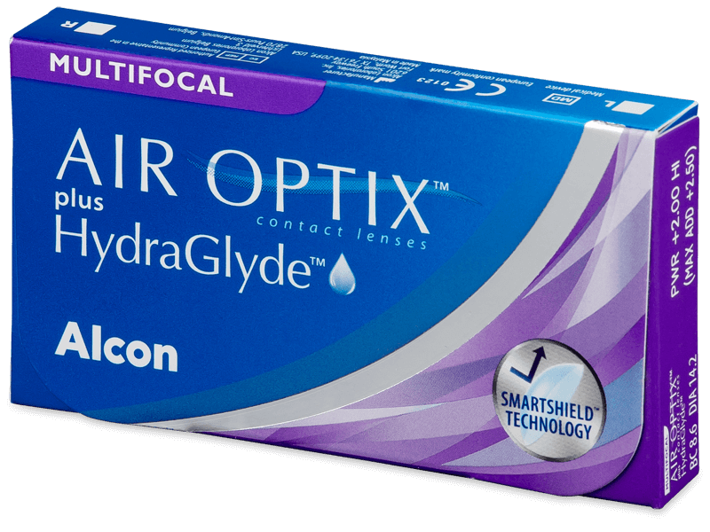 Air Optix plus HydraGlyde Multifocal (6 lęšiai)