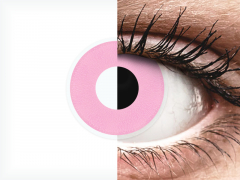 ColourVUE Crazy Lens - Barbie Pink - be dioptrijų (2 lęšiai)