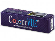 ColourVUE Crazy Lens - White Screen - be dioptrijų (2 lęšiai)