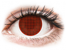 ColourVUE Crazy Lens - Red Screen - be dioptrijų (2 lęšiai)