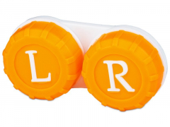 Lęšių dėkliukas L+R (oranžinis) 