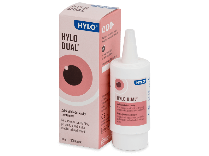 HYLO-DUAL akių lašai 10 ml 