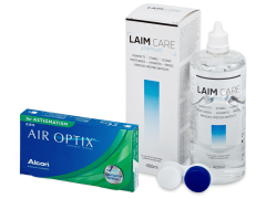 Air Optix for Astigmatism (6 lęšiai) + valomasis tirpalas LAIM CARE 400 ml