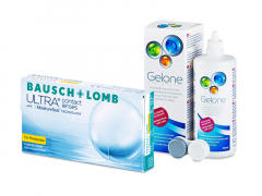 Bausch + Lomb ULTRA for Presbyopia (6 lęšiai) + valomasis tirpalas Gelone 360 ml
