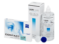 Carl Zeiss Contact Day 30 Compatic (6 lęšiai) + valomasis tirpalas Laim-Care 400 ml