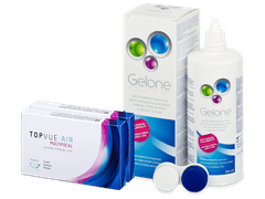TopVue Air Multifocal (6 lęšiai) + valomasis tirpalas Gelone 360 ml