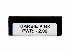 CRAZY LENS - Barbie Pink - vienadieniai su dioptrijomis (2 lęšiai)