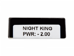 CRAZY LENS - Night King - vienadieniai su dioptrijomis (2 lęšiai)