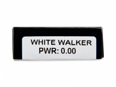 CRAZY LENS - White Walker - vienadieniai be dioptrijų (2 lęšiai)