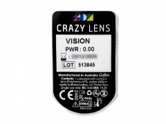 CRAZY LENS - Vision - vienadieniai be dioptrijų (2 lęšiai)