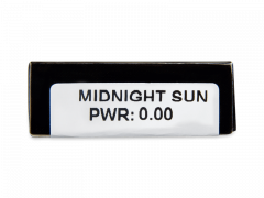 CRAZY LENS - Midnight Sun - vienadieniai be dioptrijų (2 lęšiai)