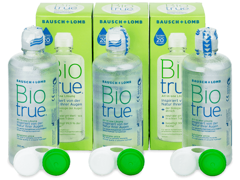 Valomasis tirpalas Biotrue 3 x 300 ml 