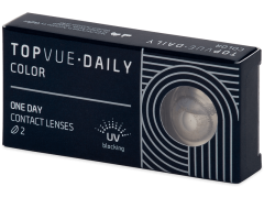 TopVue Daily Color - Grey - vienadieniai su dioptrijomis (2 lęšiai)