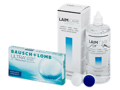 Bausch + Lomb ULTRA Multifocal for Astigmatism (6 lęšiai) + valomasis tirpalas Laim Care 400 ml