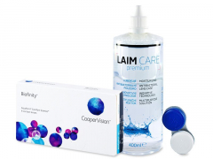 Biofinity (6 lęšiai) + valomasis tirpalas Laim-Care 400 ml